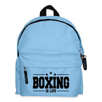 Boxen ist das Leben 1 / Boxen ist Leben - Kinder Rucksack - Hellblau - Vorne