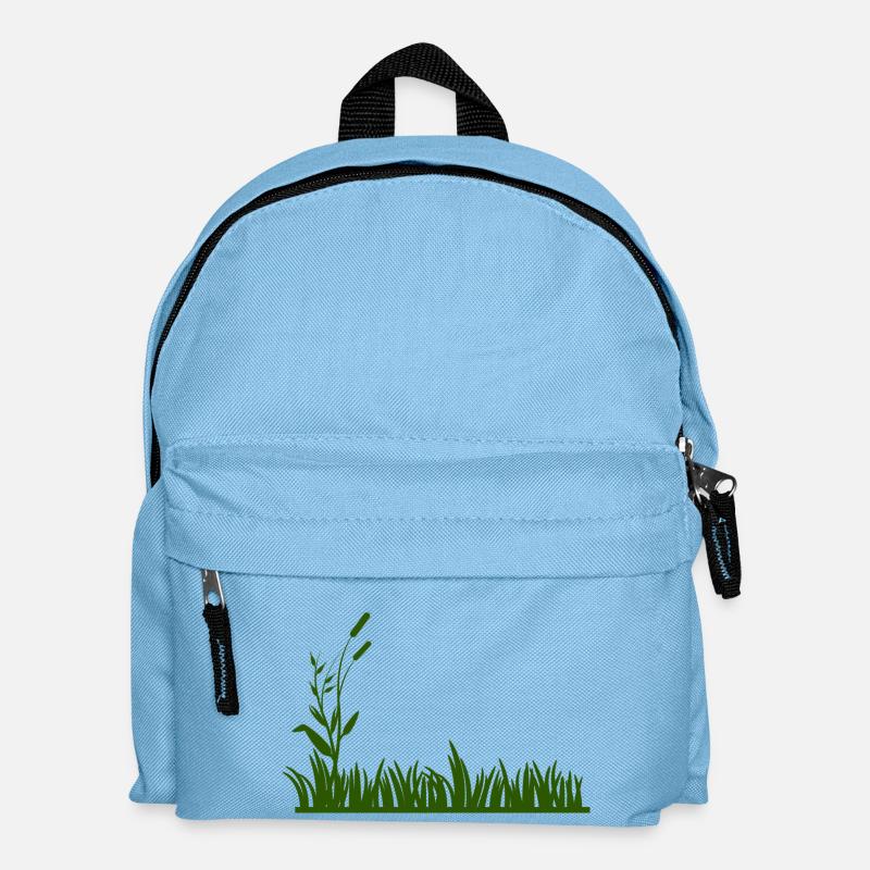 herbe - Sac à dos Enfant - bleu clair