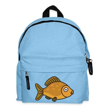 Carp fish fishing - Kids' Backpack - light blue - Front