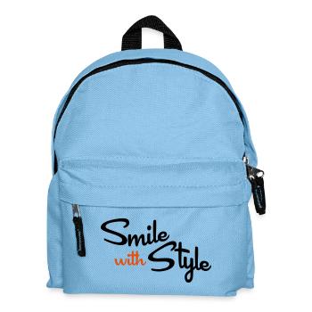 smile - Kids' Backpack - light blue - Front