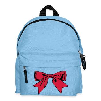 Schleife - Kinder Rucksack - Hellblau - Vorne