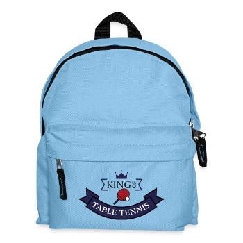 Lustiges Geschenk für Tischtennis Spieler - Kinder Rucksack - Hellblau - Vorne