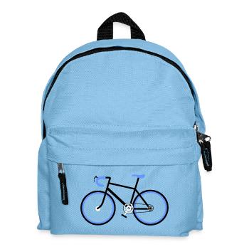 Nouveau vélo avec volant sport bleu et selle sport - Sac à dos Enfant - bleu clair - Devant