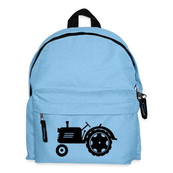 Farm tractor for the farmer - Kids' Backpack - light blue - Front