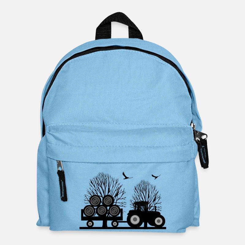 Tractor - Kids' Backpack - light blue