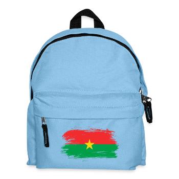 Drapeau du Burkina Faso - Sac à dos Enfant - bleu clair - Devant