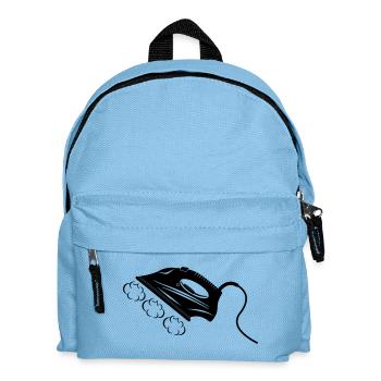 Steam iron or iron - Kids' Backpack - light blue - Front
