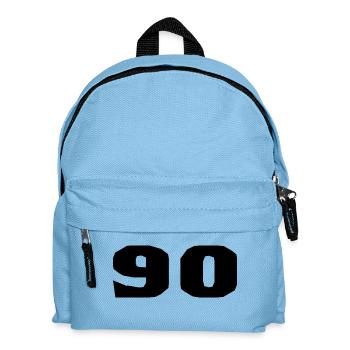 90. 90 YEARS. 90TH ANNIVERSARY. 90TH ANNIVERSARY. - Kids' Backpack - light blue - Front