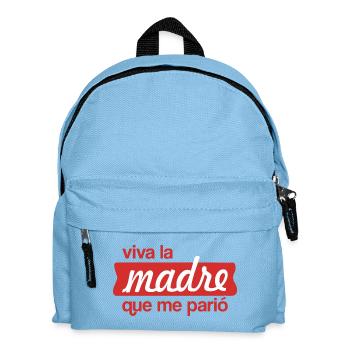 Long live the mother who gave birth to me - Kids' Backpack - light blue - Front