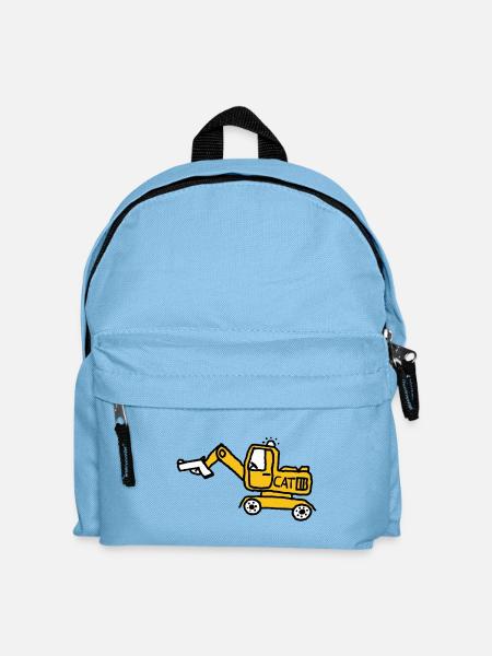 Danger pour la construction - Sac à dos Enfant - bleu clair