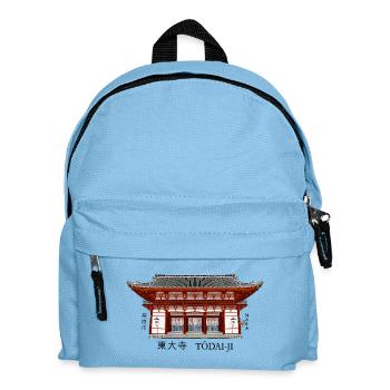 Nara Japon, Todai-ji, Temple bouddhiste - Sac à dos Enfant - bleu clair - Devant