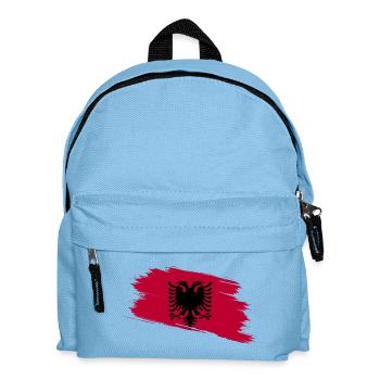 Albanisch Albanischen Stolz Albaner - Kinder Rucksack - Hellblau - Vorne