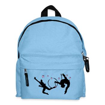 Rhythmic gymnastics with hoops - Kids' Backpack - light blue - Front