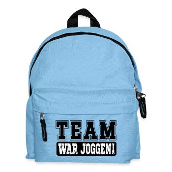 TEAM JOGGING LAUFMOTIVATION - Kinder Rucksack - Hellblau - Vorne