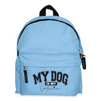 MY DOG IS MY VALENTINE - Kids' Backpack - light blue - Front