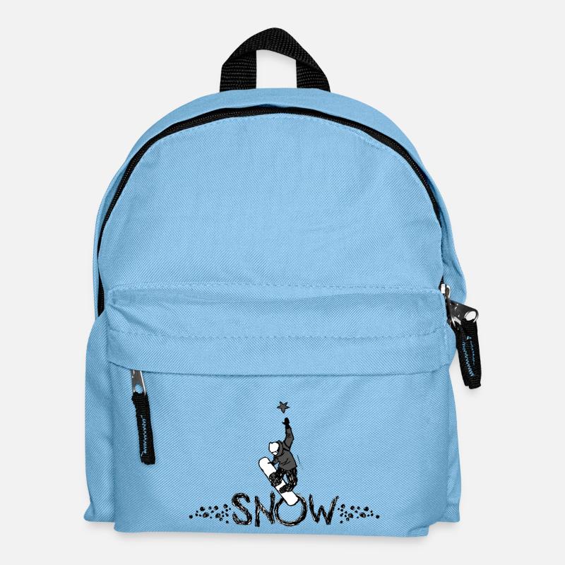 Freestyle Snowboarden - Kinder Rucksack - Hellblau