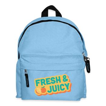 Fresh & Juicy Fruit Design - Kids' Backpack - light blue - Front