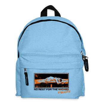 Parents at the limit – sleep is a myth - Kids' Backpack - light blue - Front