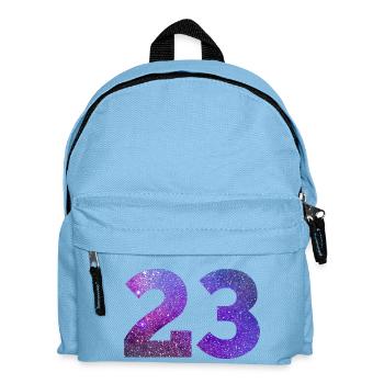 Galaxie Nummer 23 - Kinder Rucksack - Hellblau - Vorne