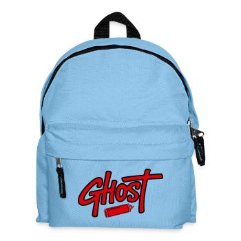 Ghostly Lipstick Illustration Design - Kids' Backpack - light blue - Front