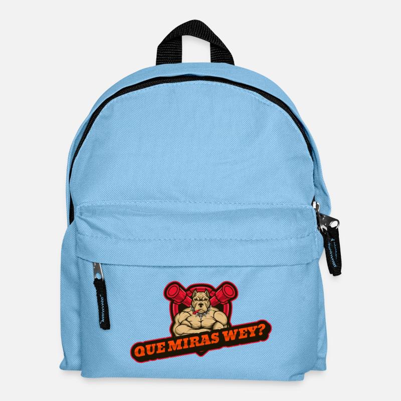 QUE_MIRAS_WEY - Kids' Backpack - light blue