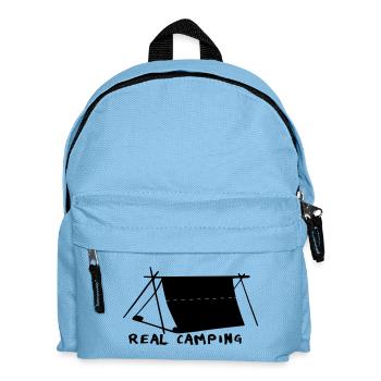 Camping Zelten Urlaub Yps Zelt Wohnmobil Natur - Kinder Rucksack - Hellblau - Vorne