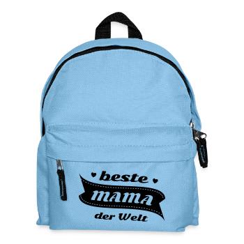 The best mom in the world - Kids' Backpack - light blue - Front