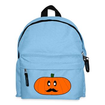 HALLOWEEN. PUMPKIN. HALLOWEEN PUMPKIN - Kids' Backpack - light blue - Front