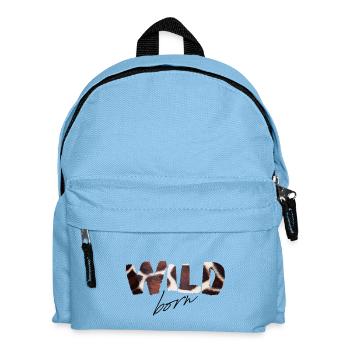 Wild Born Cow Print - Kids' Backpack - light blue - Front