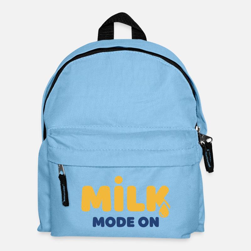 Aktiver Milchmodus - Kinder Rucksack - Hellblau