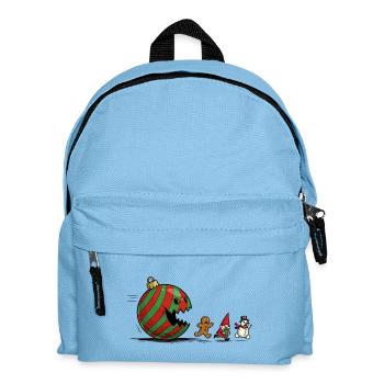 Devouring Christmas Ball Ornament - Kids' Backpack - light blue - Front