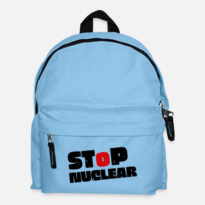 No nuclear power - Kids' Backpack - light blue
