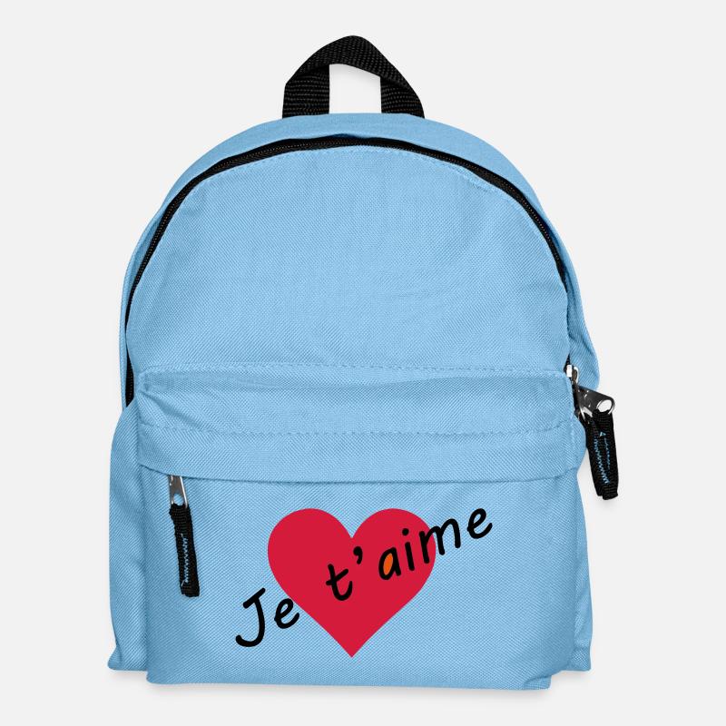 I love you - Kids' Backpack - light blue