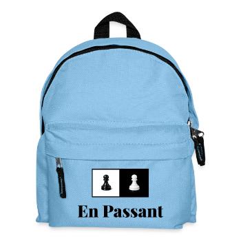 En Passant - Kids' Backpack - light blue - Front