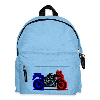 Motorcycle France 2026 - Kids' Backpack - light blue - Front