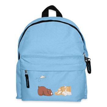 Bär & Papier - Kinder Rucksack - Hellblau - Vorne