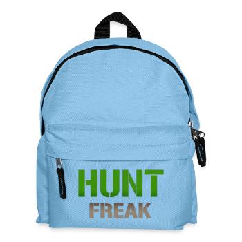 Hunt Freak Green Ball Typografie - Kinder Rucksack - Hellblau - Vorne