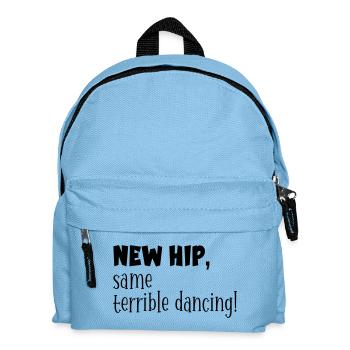 Hips - Funny Dancing - Kids' Backpack - light blue - Front