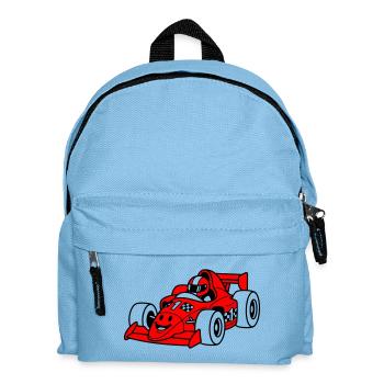 Racing Car Child - Kids' Backpack - light blue - Front
