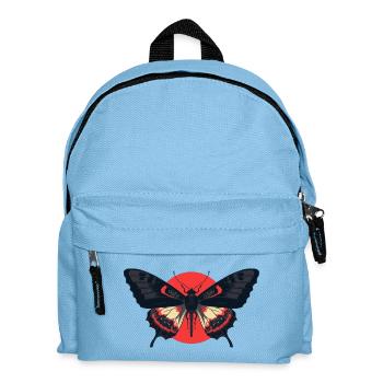 Dark Moth Symbol Alternative Streetwear - Kids' Backpack - light blue - Front
