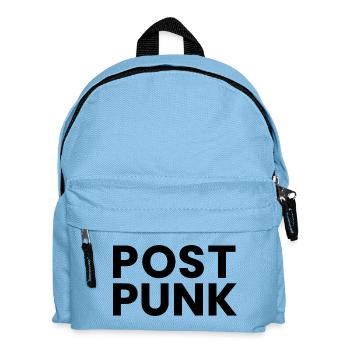 Post Punk logo - Kids' Backpack - light blue - Front
