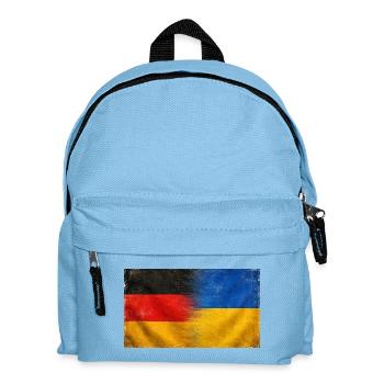 Fierté nationale Allemagne Origine en Ukraine - Sac à dos Enfant - bleu clair - Devant