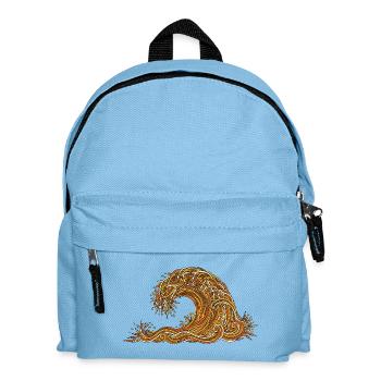 Großwelle für modulare Synthesizer-Musiker - Kinder Rucksack - Hellblau - Vorne