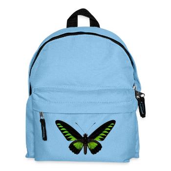 Rajah Brookes Birdwing Trogonoptera brookiana  - Kids' Backpack - light blue - Front