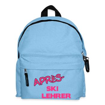 Après Skilehrer - Kinder Rucksack - Hellblau - Vorne