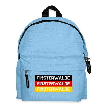 STADT FINSTERWALDE, DEUTSCHLAND - Kinder Rucksack - Hellblau - Vorne