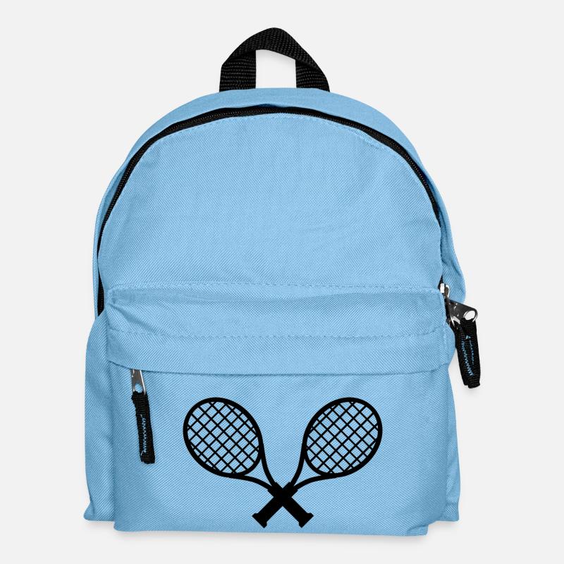tennis racket - Kids' Backpack - light blue