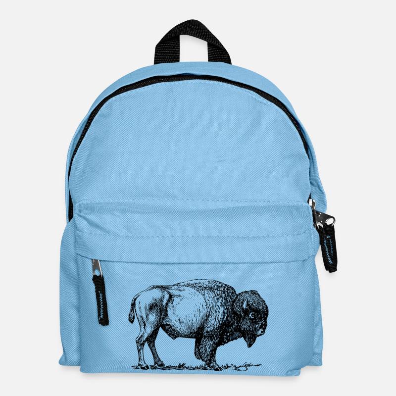 Bison - Kinder Rucksack - Hellblau