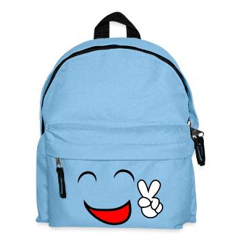 Smiley - Kids' Backpack - light blue - Front