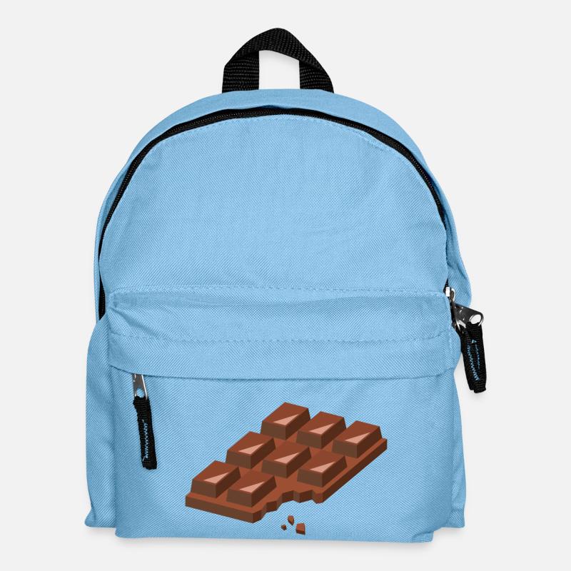 chocolate - Kids' Backpack - light blue